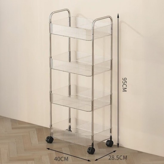 Acrylic Trolley 4 Layers